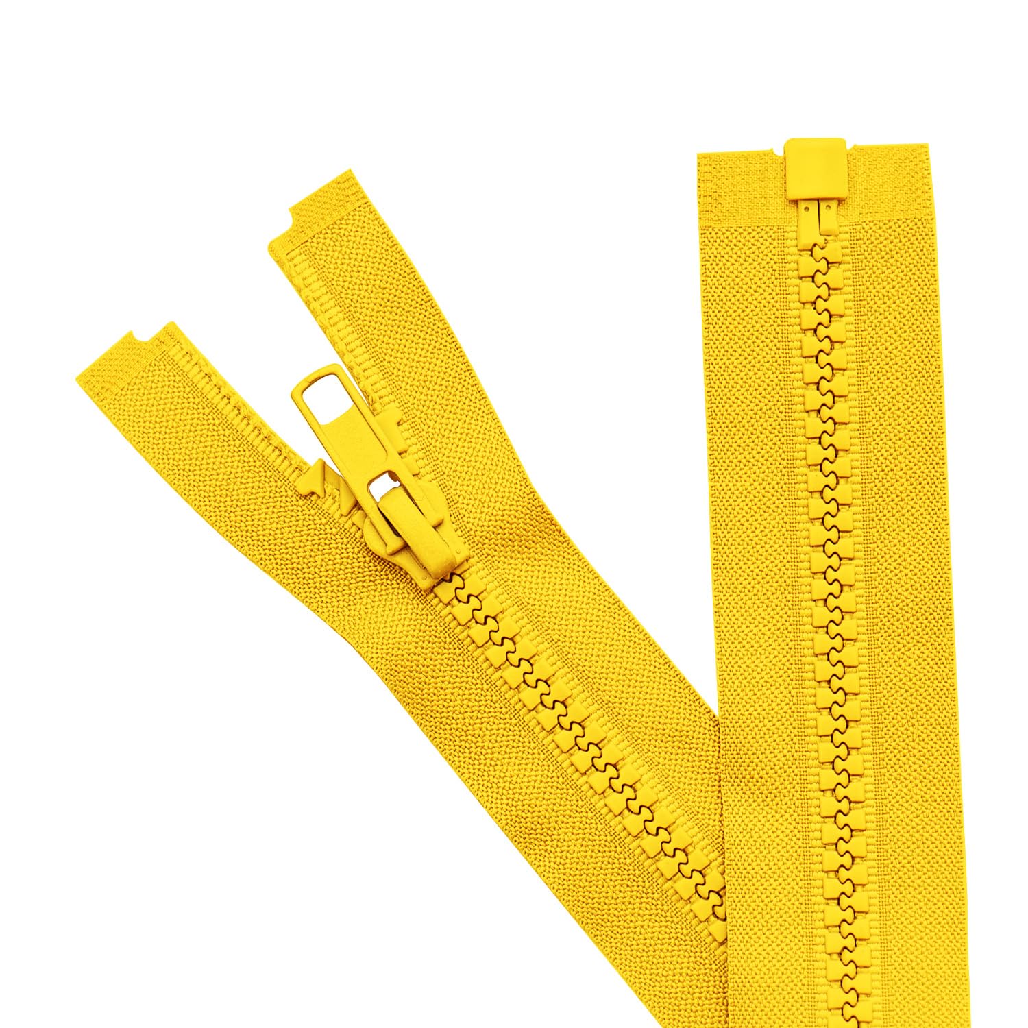 Sawoake Cerniere Separabili Nere 137 Cm | 2 Pezzi In Plastica Resistente | Per Cucito Creativo, Borse, Abbigliamento E Riparazioni