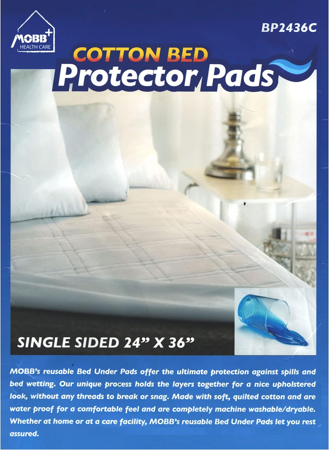 MOBB Healthcare Bed Wetting Protection Pads for