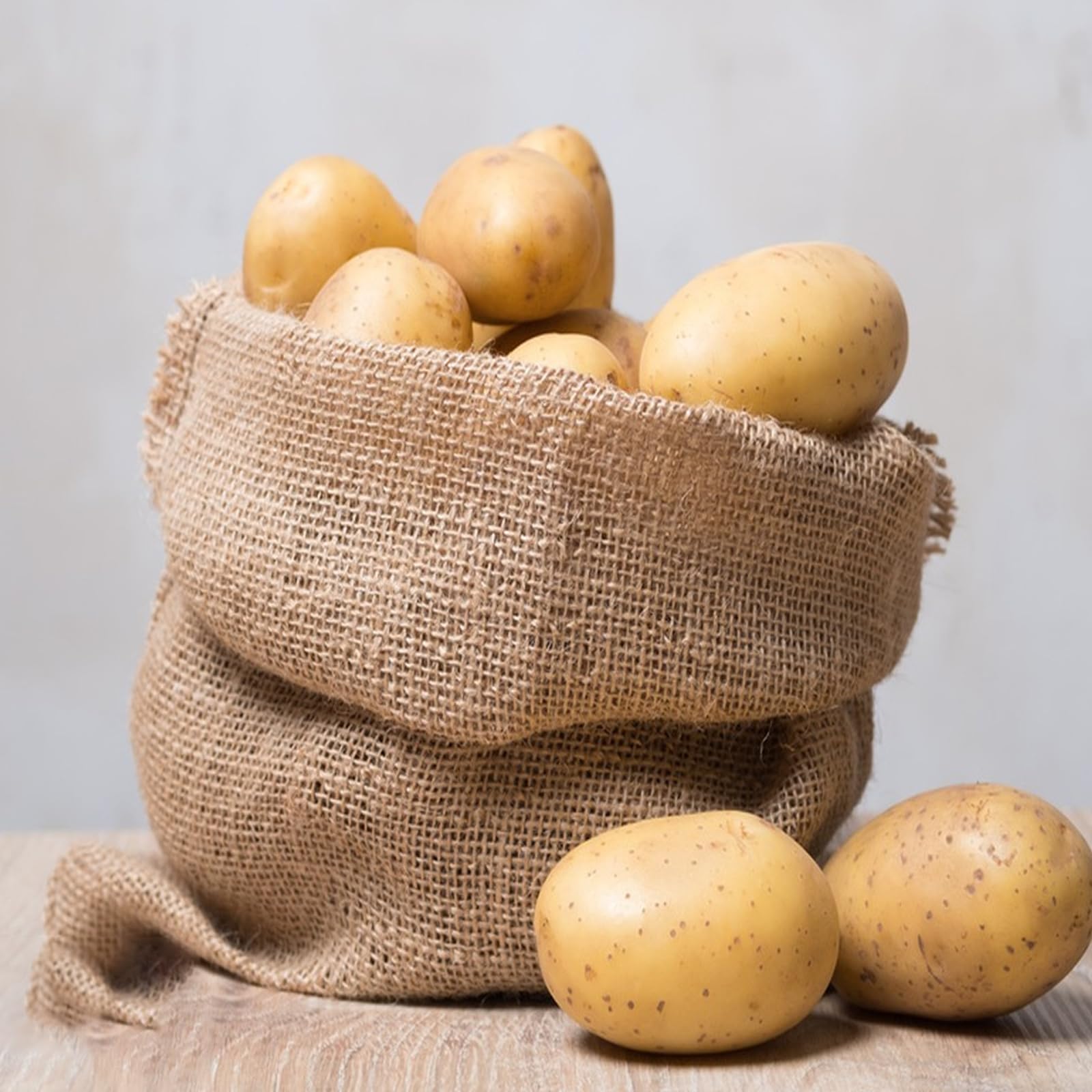 YAYODS Confezione da 5 sacchi di iuta grandi, 100 cm x 61 cm, per la conservazione, resistenti e durevoli, sacchetti di iuta per patate e verdure