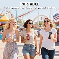 Vista 6 de Small Thermo Bottle Mini Vacuum Insulated Water Bottle 200ml/6.8oz Water Flask Stainless Steel Thermal Water Bottles Thermo for Hot and Cold Drinks