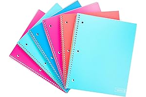 Yoobi Spiral Notebook - 6-Pack for Boys