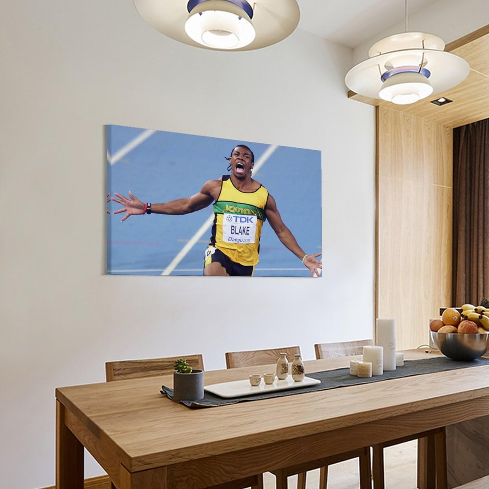 Amazon.co.jp: 陸上競技選手ヨハン・ブレイクスポーツポスター1