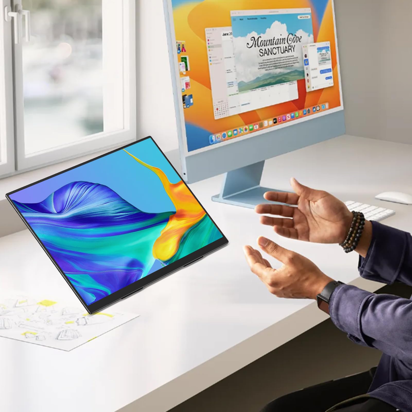 モバイルモニター 18.5インチ ゲーム120Hz FHD usbC接続 41ncEHGRS0L.jpg