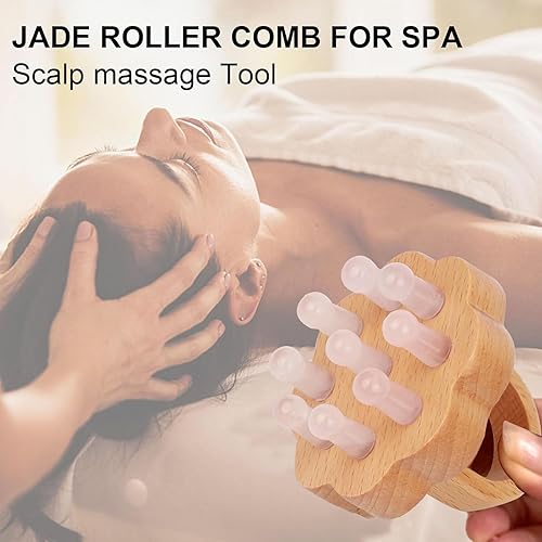 Miniatura 5 de Peine de masaje para el cuero cabelludo, cepillo para el cabello para el crecimiento del cabello y masaje, alivia los dolores de cabeza