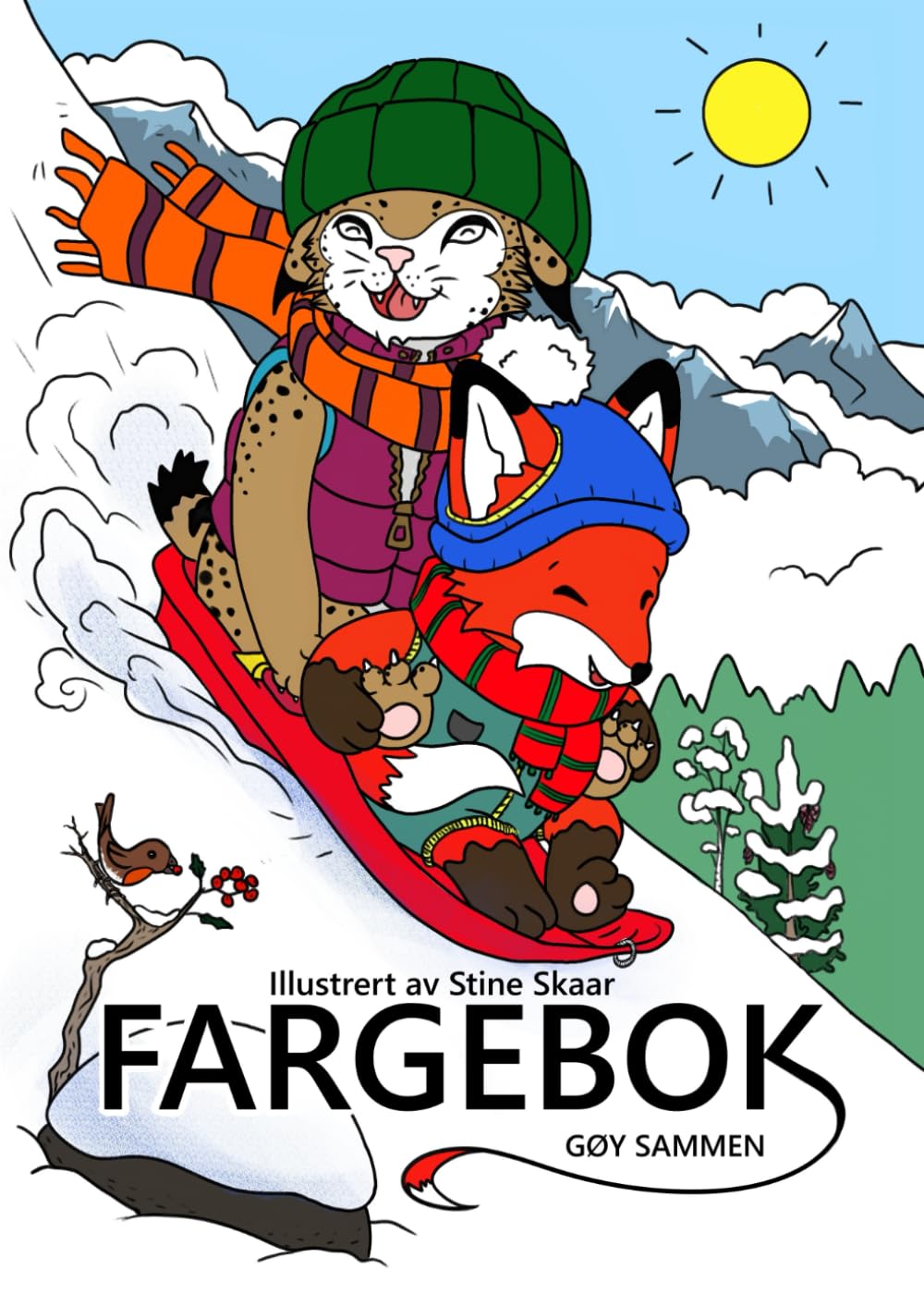 Fargebok: Gøy sammen (Norwegian Bokmal Edition)