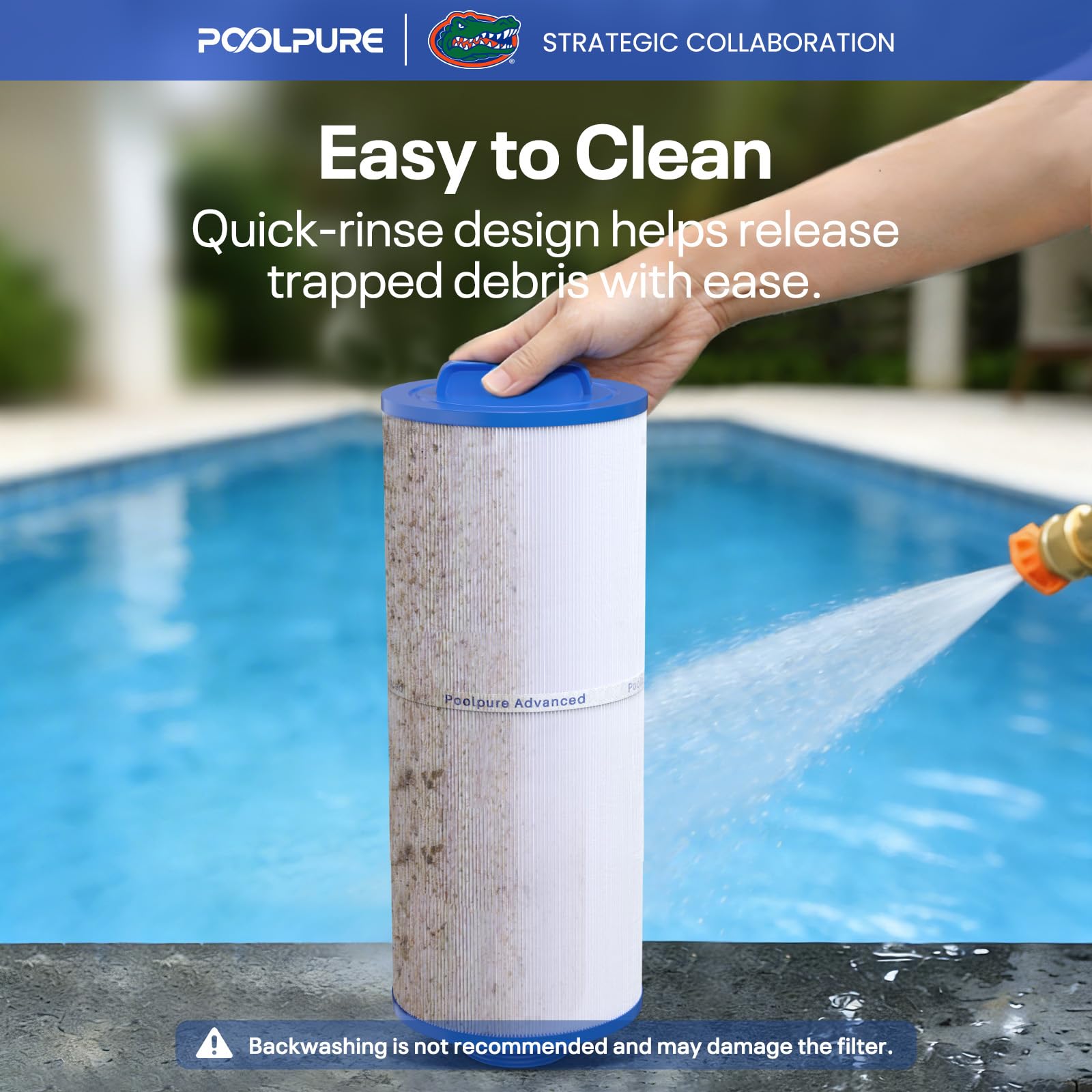 POOLPURE Lot de 2 filtres de spa 5CH-352 remplaçant PPM35SC-F2M, Marquis Spa 20042, 20092, 70-0240, 370-0242, 370-0243, Filbur FC-0196, filetage mâle de 5,1 cm/filtre MPT pour jacuzzi
