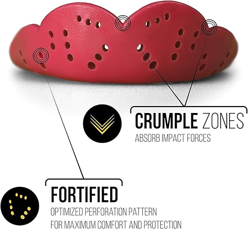 Miniatura 40 de SISU Aero - Protectores bucales 0.06 pulgadas, ajuste a la medida, protector bucal deportivo, para jóvenes y adultos, M Artic Camo