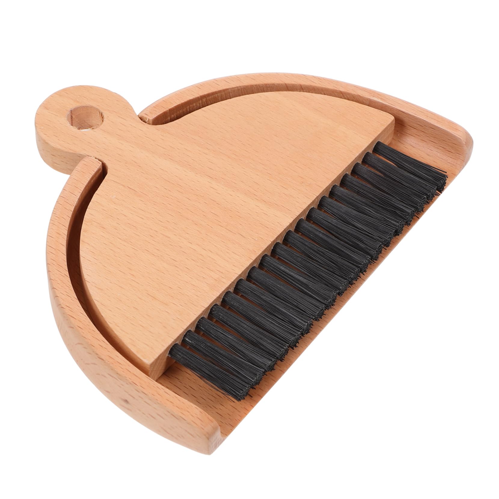 Duster,Feather Duster 1 Set Dustpan Brush Sweeping Hand Broom Window Gaps Broom Keyboard Broom Hand Dustpan Small Tabletop Brush Desktop Broom Kit Mini Hand Broom and Dustpan Small Broom Wooden White(