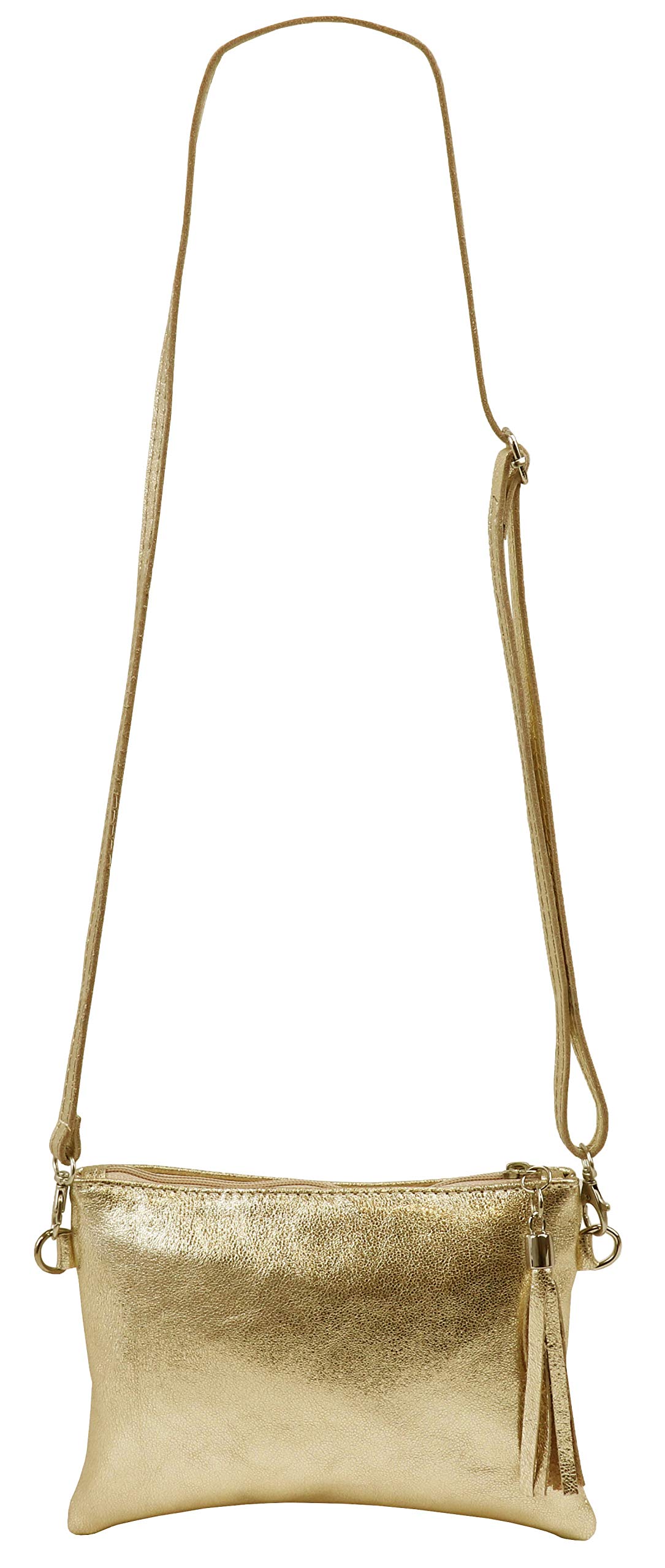 SH Leder Anny G248 - Bolso bandolera (piel, 22 x 15 cm)