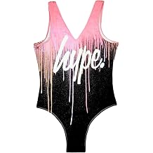 hype Girls Dark Pastel Drips One Piece Bathing Suit 16 Years Multicolored