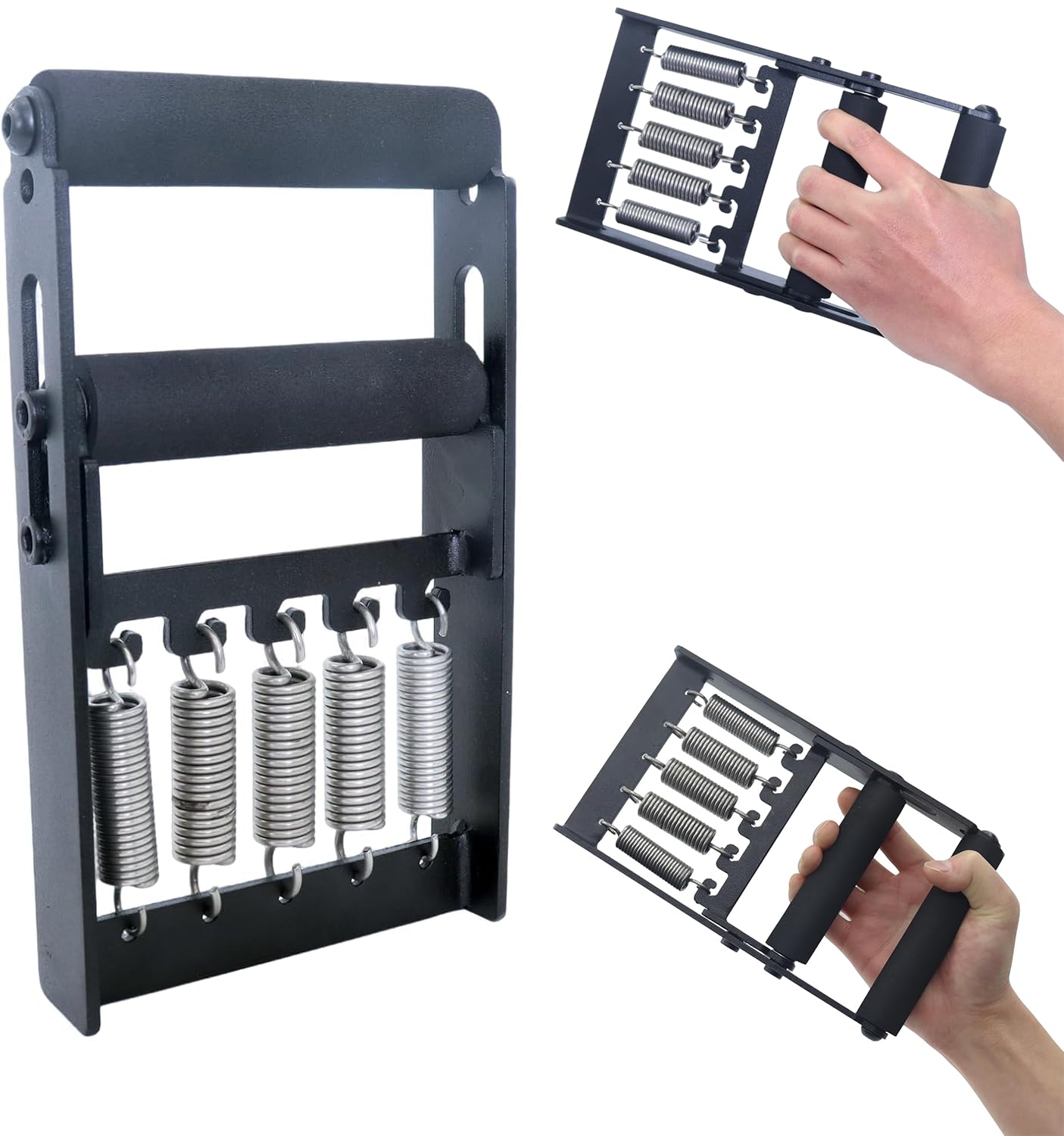 AHTAPFON Metal Hand Grip Strength Trainer,Adjustable Grip Strength 30-165 lbs,with 5 Steel Springs,Professional Forearm & Finger Exercise Equipment for Home Gym Office