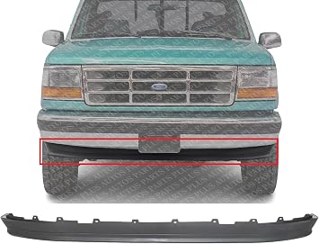 AUTOS PARTS PLUS Front Lower Valance Panel Textured Direct Replacement Compatible with 1992-1996 Ford F-Series FO1095154 F2TZ17626A