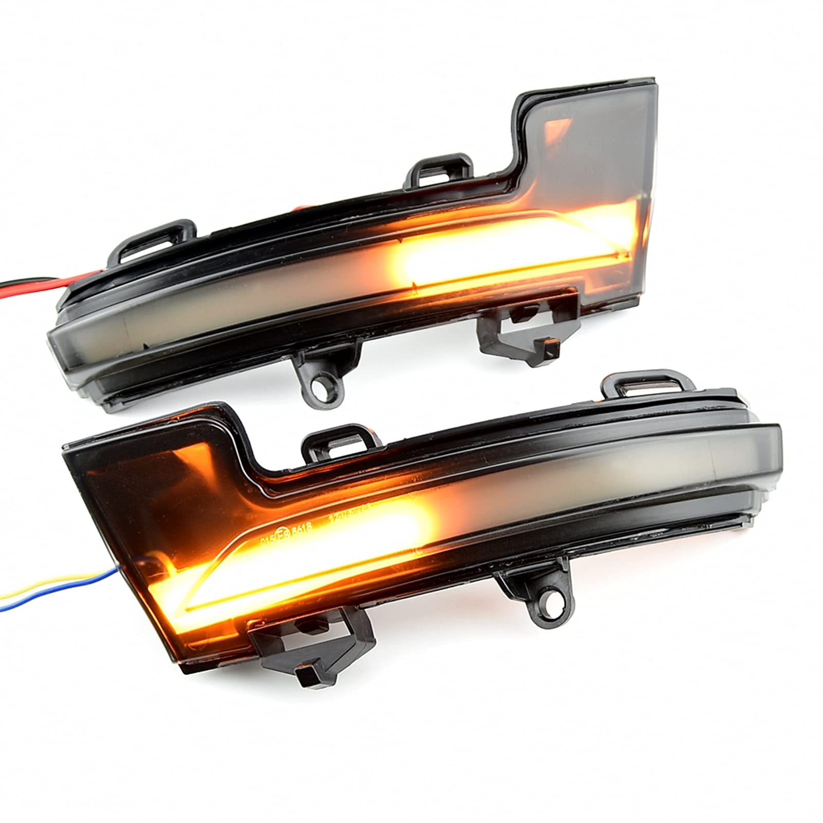 Kit Frecce Dinamiche A Scorrimento Per Specchietti – Adatto Per Skoda Octavia MK3 5E (2013-2019), Luci LED Gialle A Scomparsa