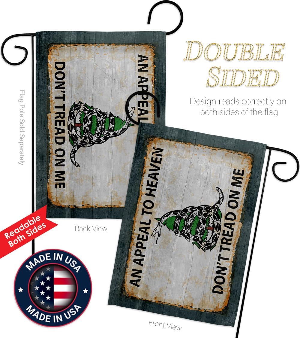 Gadsden Flag Mailbox Mount Kit Don't Tread On Me Vintage Poster Porch Decor Appeal to Heaven Pine Tree Sign Historical Revolution Tapestry Banner Gift Patriotic Decorations Made in USA