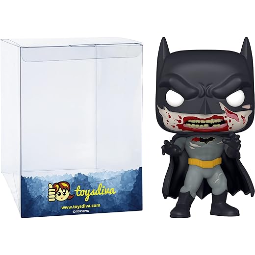 Batma N (Gamestop Exc): P O P ! Heroes Vinyl Figurine Bundle With 1 Compatible 'Toysdiva' Graphic Protector (421-58407 - B)