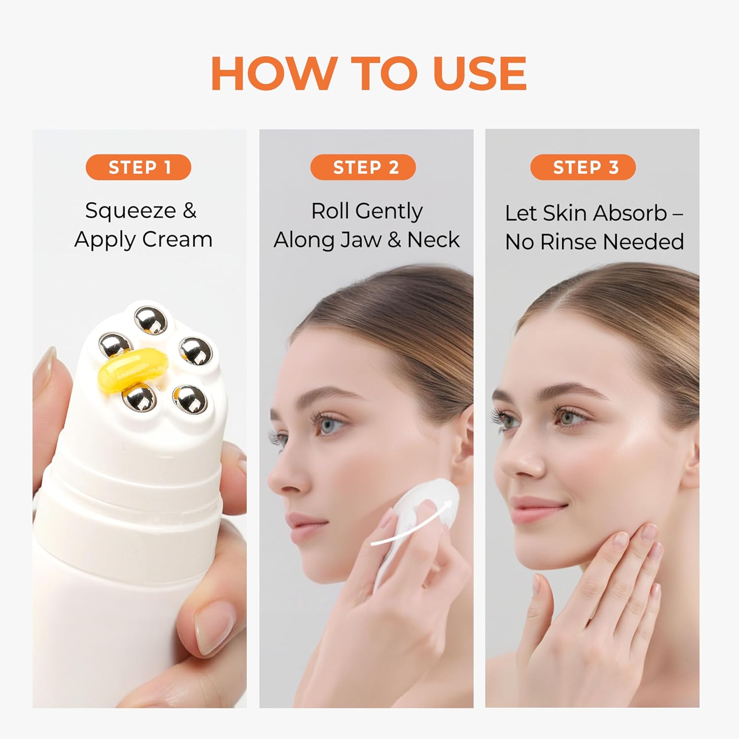 Revcell Vita Collagen Lifting Rolling Cream / 70ml / 66.9g / Yellow