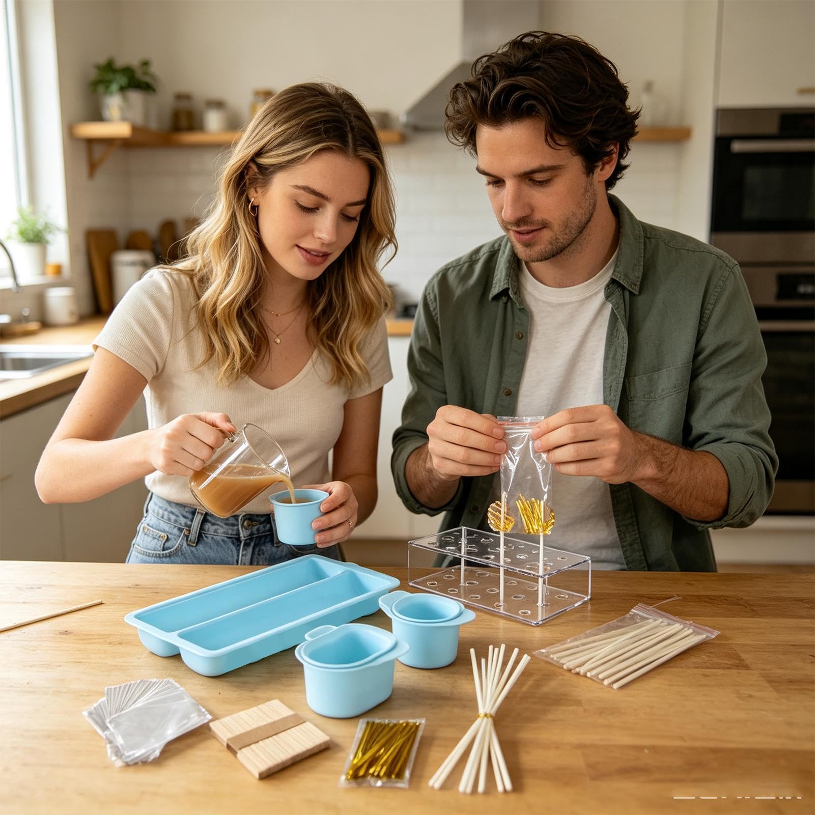 Emporte-pièce Pour Cake Kit Pâtisserie avec Double Plateau de Cuisson