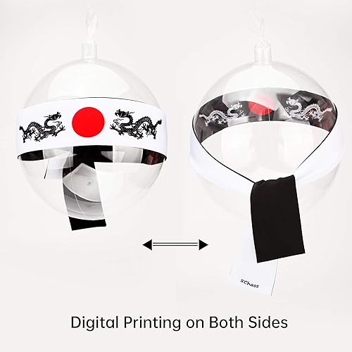 Miniatura 7 de 5Chaos Diadema reversible de guerrero, Bushido Hachimaki para karate, Halloween, sushi