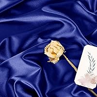 Vista 11 de MLMW Charmeuse - Tela de satén color champán de 3 yardas y 60 pulgadas de ancho, tela de satén Charmeuse sedosa por yarda, tela suave para vestidos