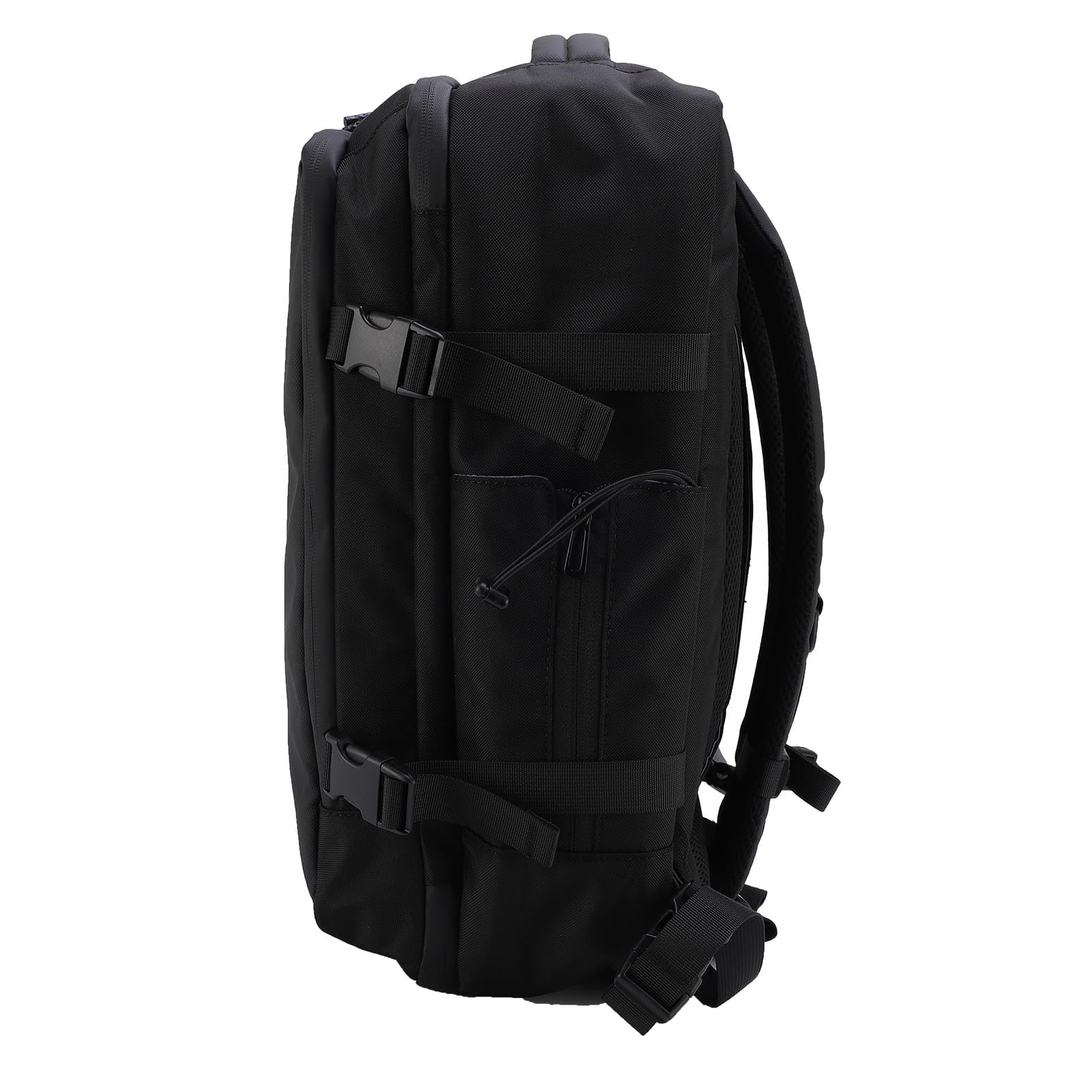 PVC Oxford -Rainfish Viopum Compression Zackpack per Viaggiatori D'affari per Laptop da 17,3 Pollici (BLACK)