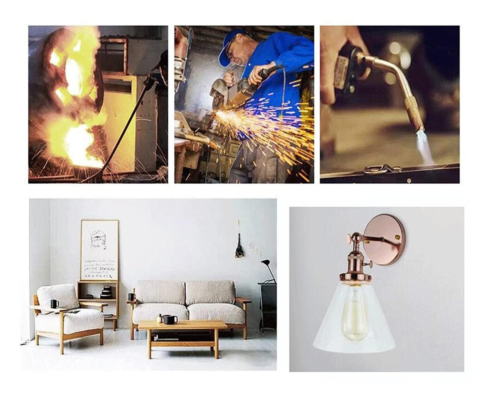 Wandleuchte For Bad/WC, Roségold, 1-flammig, Klarglas, Moderne Badezimmer-/Gäste-/Schlafzimmer-Wandleuchte, Wandleuchte Über Dem Spiegel, Nachttischleuchte