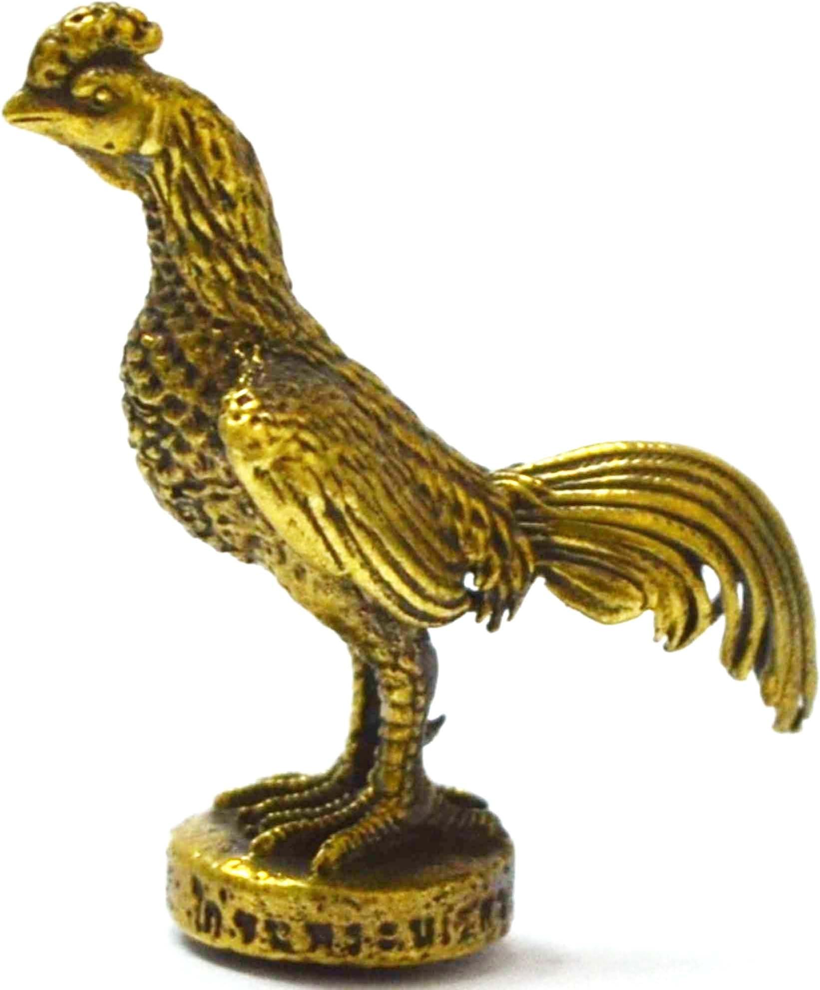 Thai CHICKEN ROOSTER LUCKY RICH CHARM REAL AMULET COOL PENDANT THAI NICE GIFT
