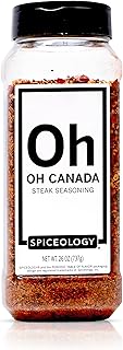 Spiceology - Oh Canada - Use on: Steak, Chicken, Pork, Steak, Bacon, Lamb, Burgers, Meatloaf - Montreal Steak Seasoning - BBQ Rub - Spices and Seasonings - Bulk Spices - 737 g