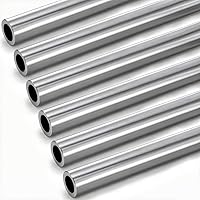 Eorbow 6 Pack 3/4" OD Cool Rolled Steel Tubes - 12" Seamless Weldable Metal Tubing, 0.51" ID, 0.12" Wall for DIY Automotive Projects