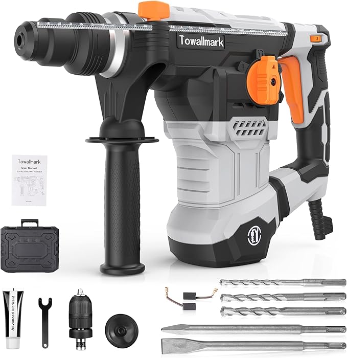 Martello Perforatore WORKPRO 1500W SDS Plus - 4 Funzioni Con Accessori - Foto 14