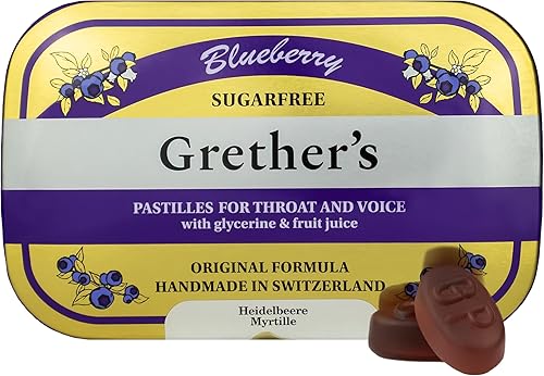 grether de Pastilles Blueberry Sugar Free 110 g3.75oz