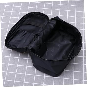 Soimeat Make-up-Tasche Groß, Faltbar – Mit Rautenmuster, Wasserdicht, Ideal Für Reisen & Alltag