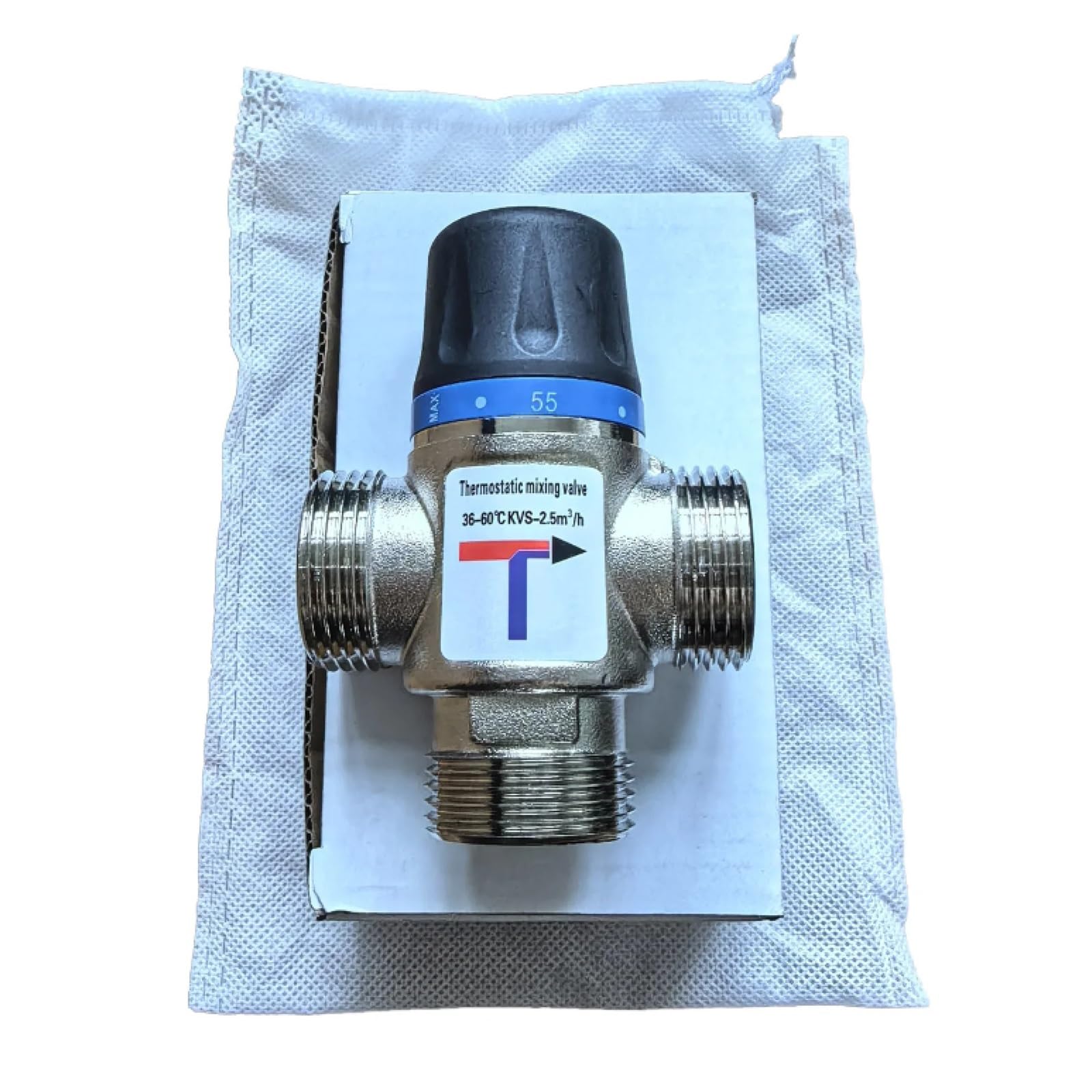 Mitigeur thermostatique intelligent DN25 pour douche et bain