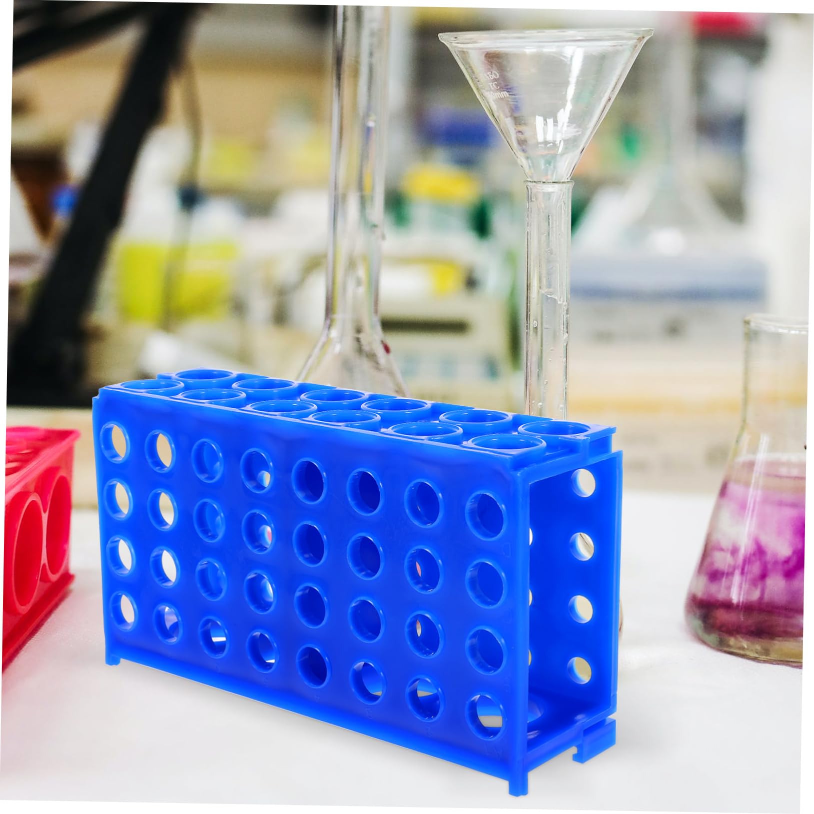 iplusmile 5stücke Testtubenhalter Aus Multifunktionales Reagenzglasgestell Für Labor Stabiler Organizer Für Zentrifugenröhrchen Leicht Zu Reinigen Warten Für Chemie Und Biologie