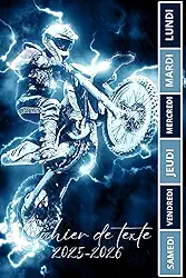 CAHIER DE TEXTE 2025-2026 MOTO: Pour filles et garçons| CE1, CE2, CM1, CM2,CP| Pratique Pour Toutes Les Matières pour une rentrée scolaire organisée (French Edition)