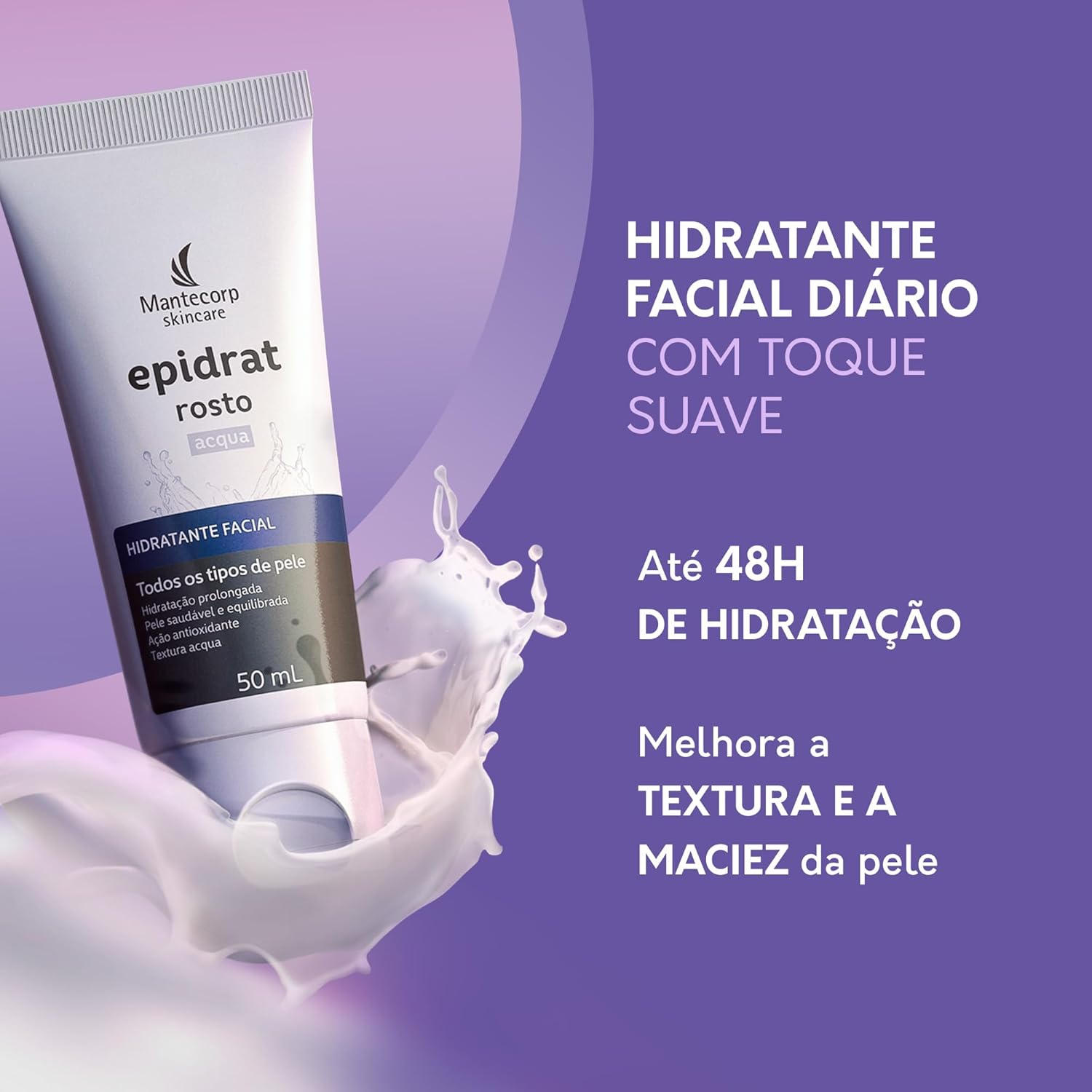 Hidratante Facial Epidrat Acqua – 50ml – Textura Leve e Rápida Absorção – Mantecorp em promoção! Veja a oferta e mais achadinhos de Hidratação 2 Hoje é o melhor dia para comprar Hidratante Facial Epidrat Acqua – 50ml – Textura Leve e Rápida Absorção – Mantecorp com aquele preço maroto! Promoção! Aproveite a oferta! 2
