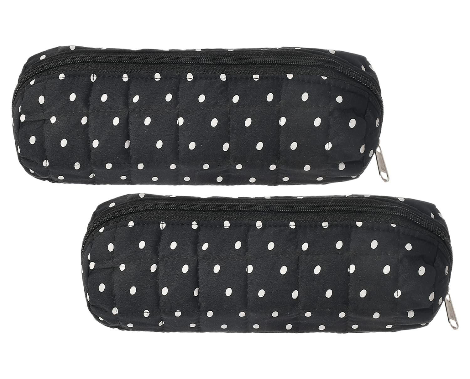 Heart Home Dot Printed Single Rod Cotton Bangle/Watch/Bracelet Organizer- Pack of 2 (Black)-50HH0761 (B09RSTGWMS) Amazon Price History, Amazon Price Tracker