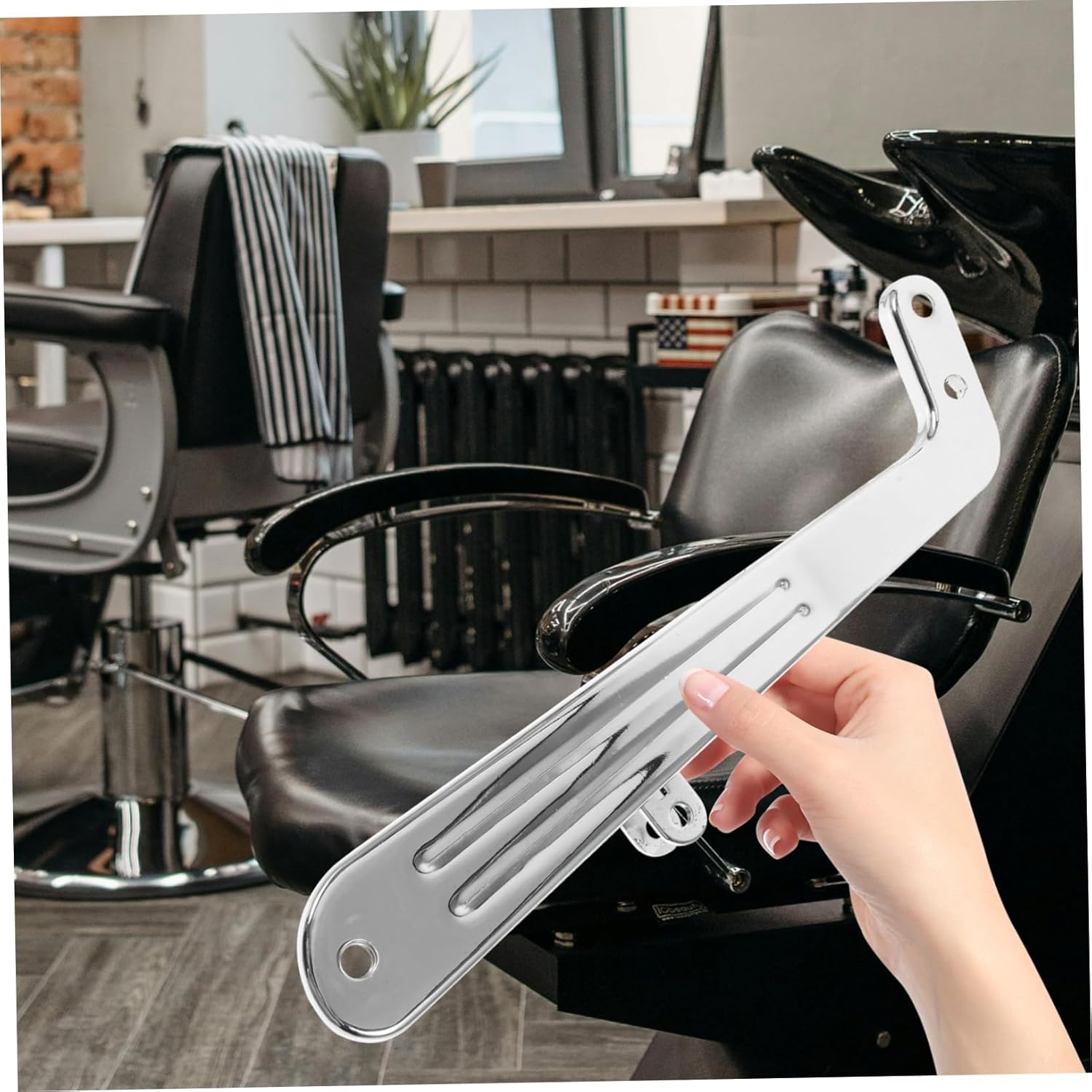 2pcs Electric Plating Hairdressing Chair Armrests Armrest Replacements for Salon Chairs Easy to Clean and Stylish Design for Daily Use