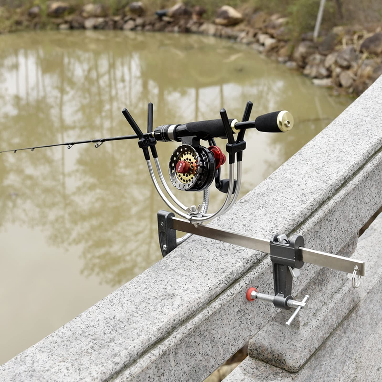 custom racks for fishing poles Custom Fishing Rod Rack, Solid Mahogany Wood