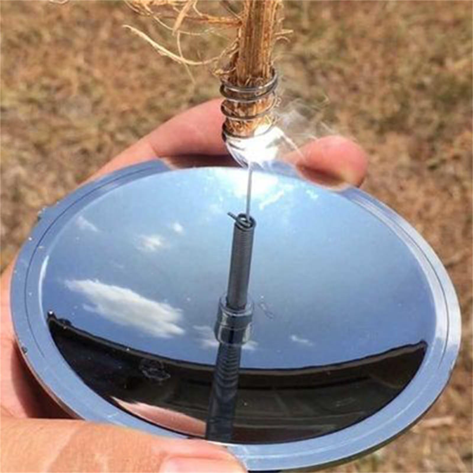 Allume-feu solaire, mini cuiseur solaire portable pour camping, équipement de survie en plein air, outil d'allumage coupe-vent pour l'alpinisme et les aventures
