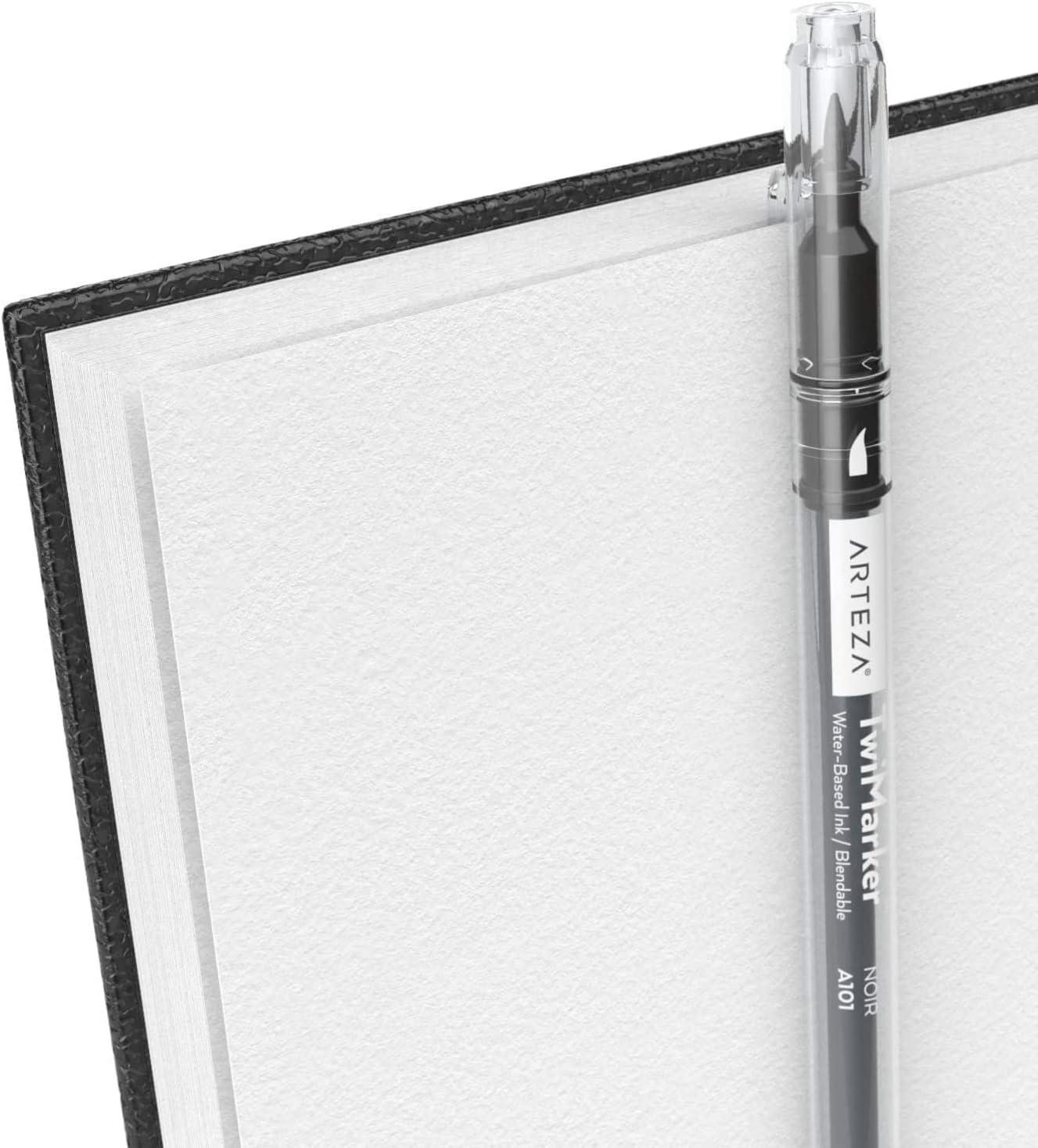 ARTEZA Spiral Sketch Book 9x12 Drawing Pad 2 Pack 200 Sheets Sketch Pads for Drawing for Adults & Teens