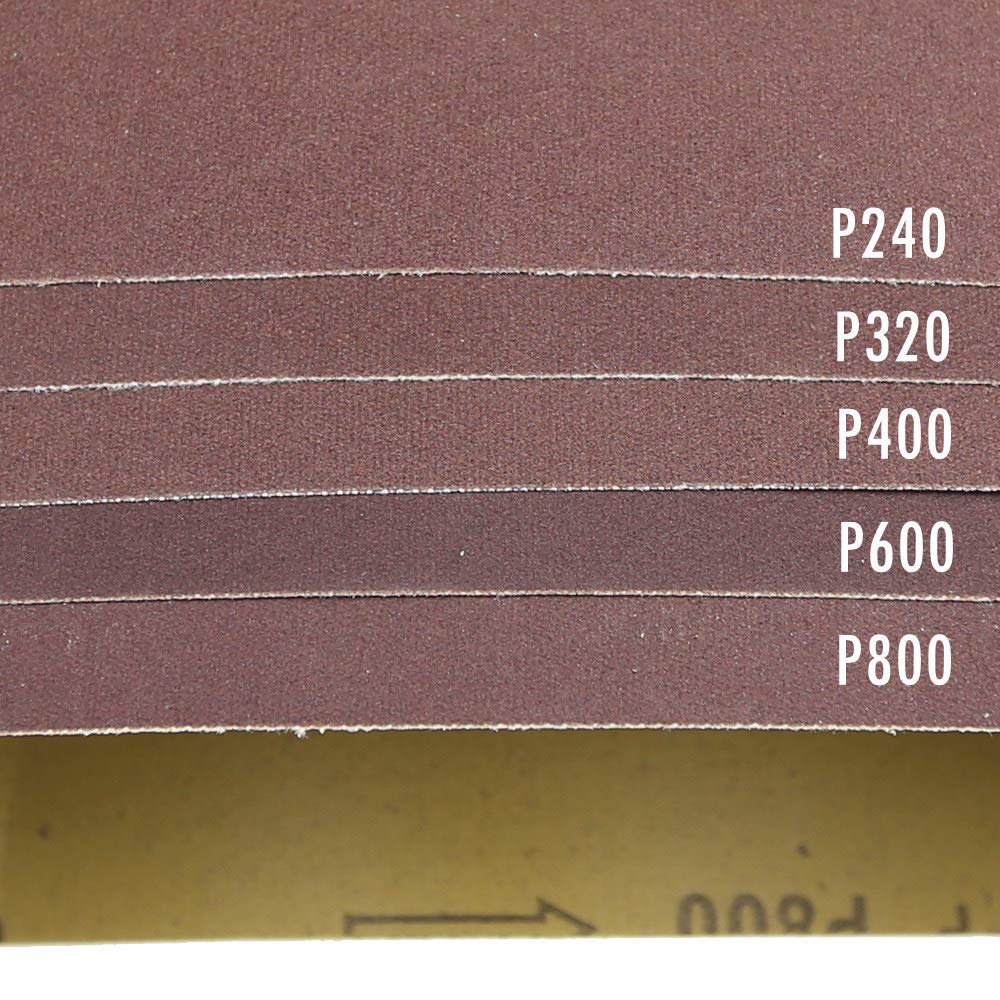 1 pieza de banda de lijado de banda abrasiva de 686 * 50mm para pulido de Metal blando de madera, P320