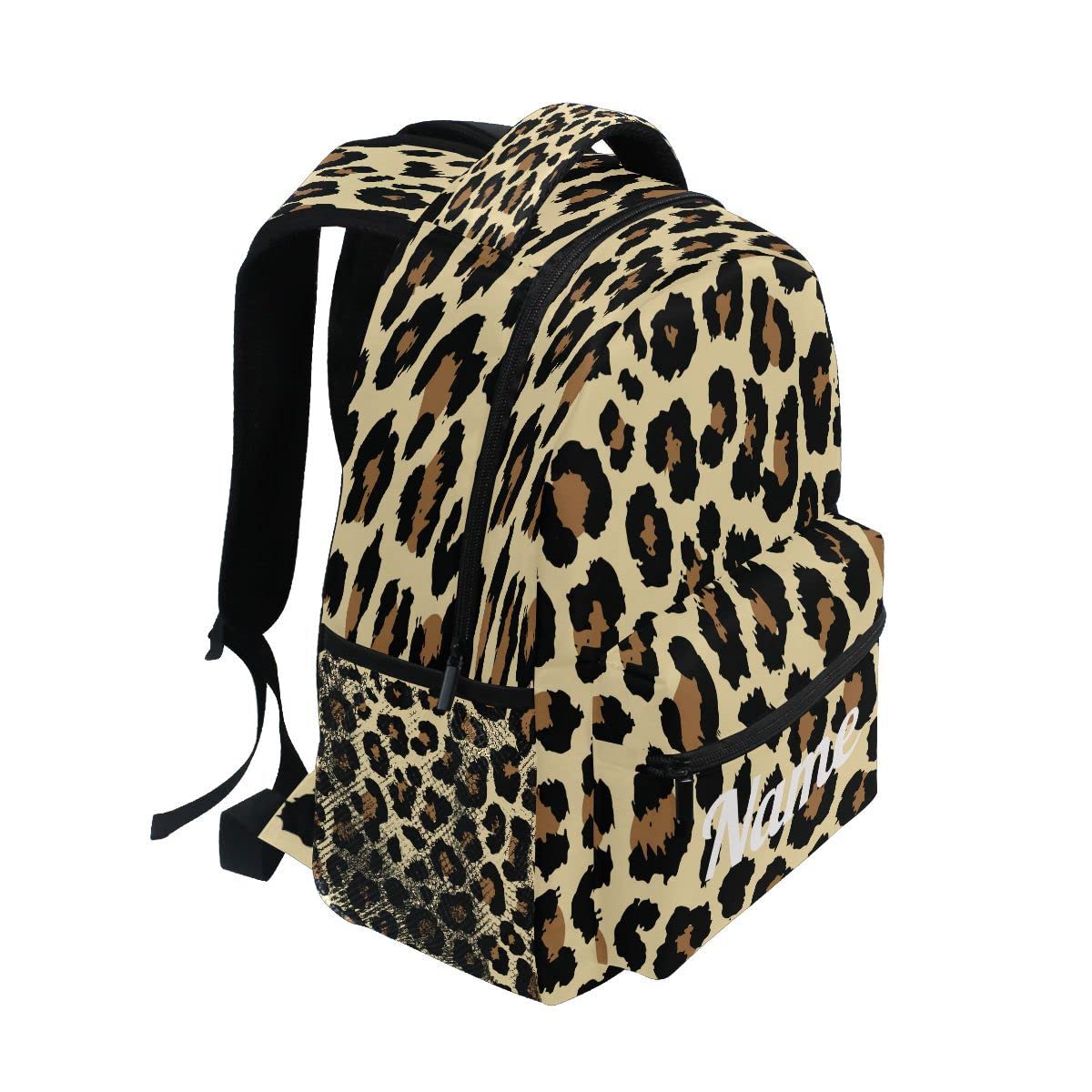 Custom1 - Mochila para niños con texto en inglés "Añade tu nombre", mochila para estudiantes primarias, bolsa para libros para niños y niñas, Personalizado10, talla única
