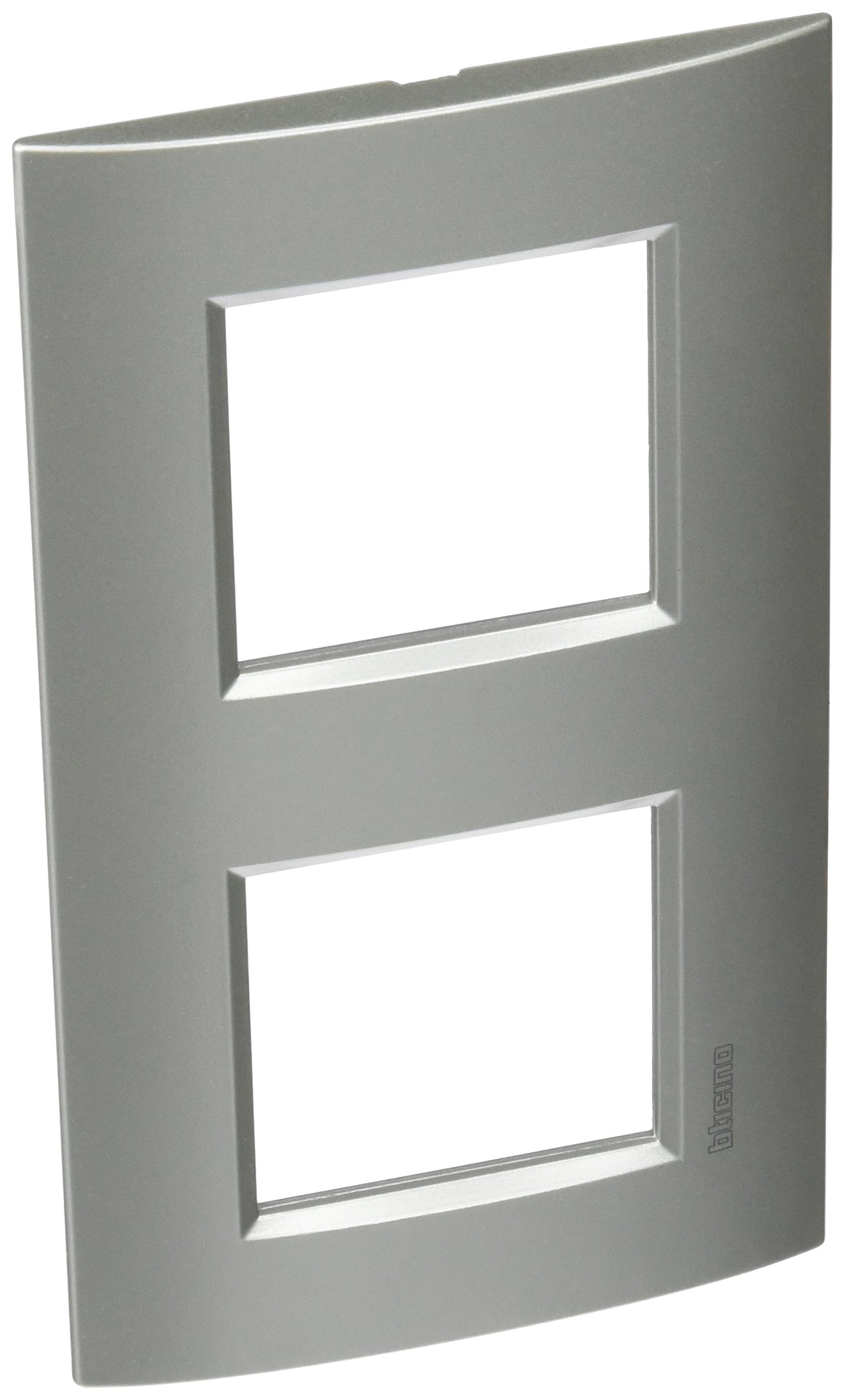 Placa Air 2x2 módulos Tech embellecedor modular para empotrar enchufes 2