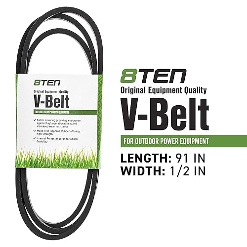 Miniatura 2 de 8TEN Cinturón de cubierta para Cub Cadet Enforcer 54 Z-Force 50 Pro 54 M50 02000653 OCC-02000653