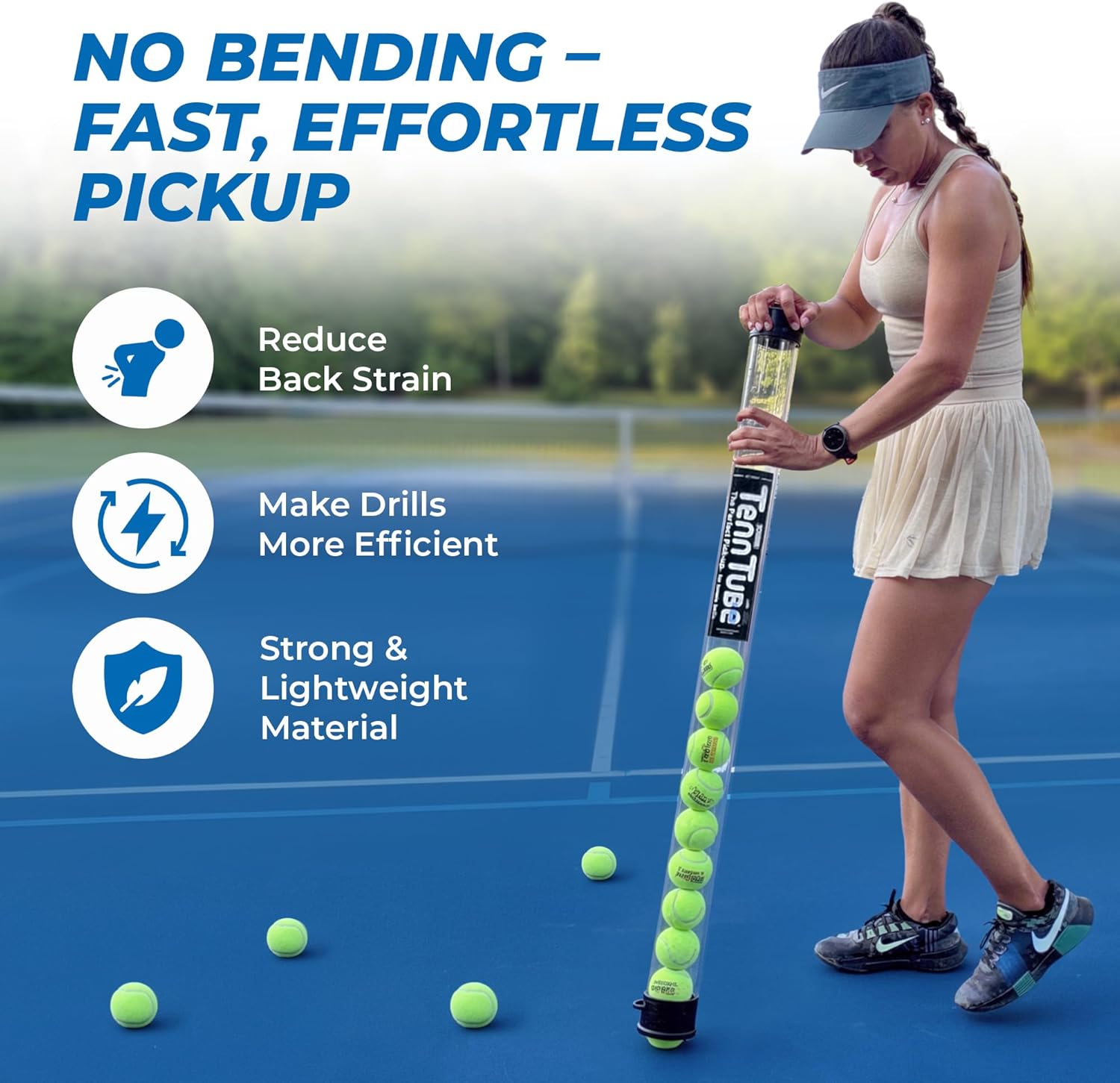 Tourna Tenn Tube Tennis Ball Pickup