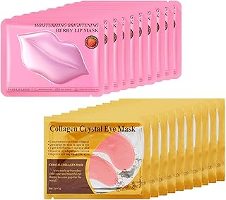 20 pares de máscaras de labios y máscara de o...