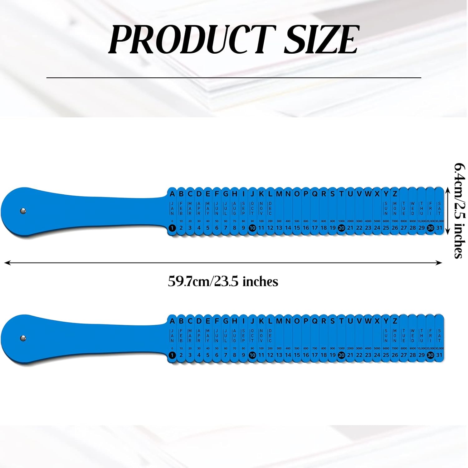 PerKoop Plastic All Purpose Document Sorter Alphabetical File Organizer