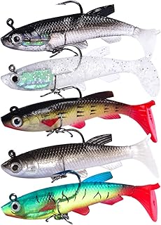 Gummifisch-Set Zander/Forelle, 5-teilig