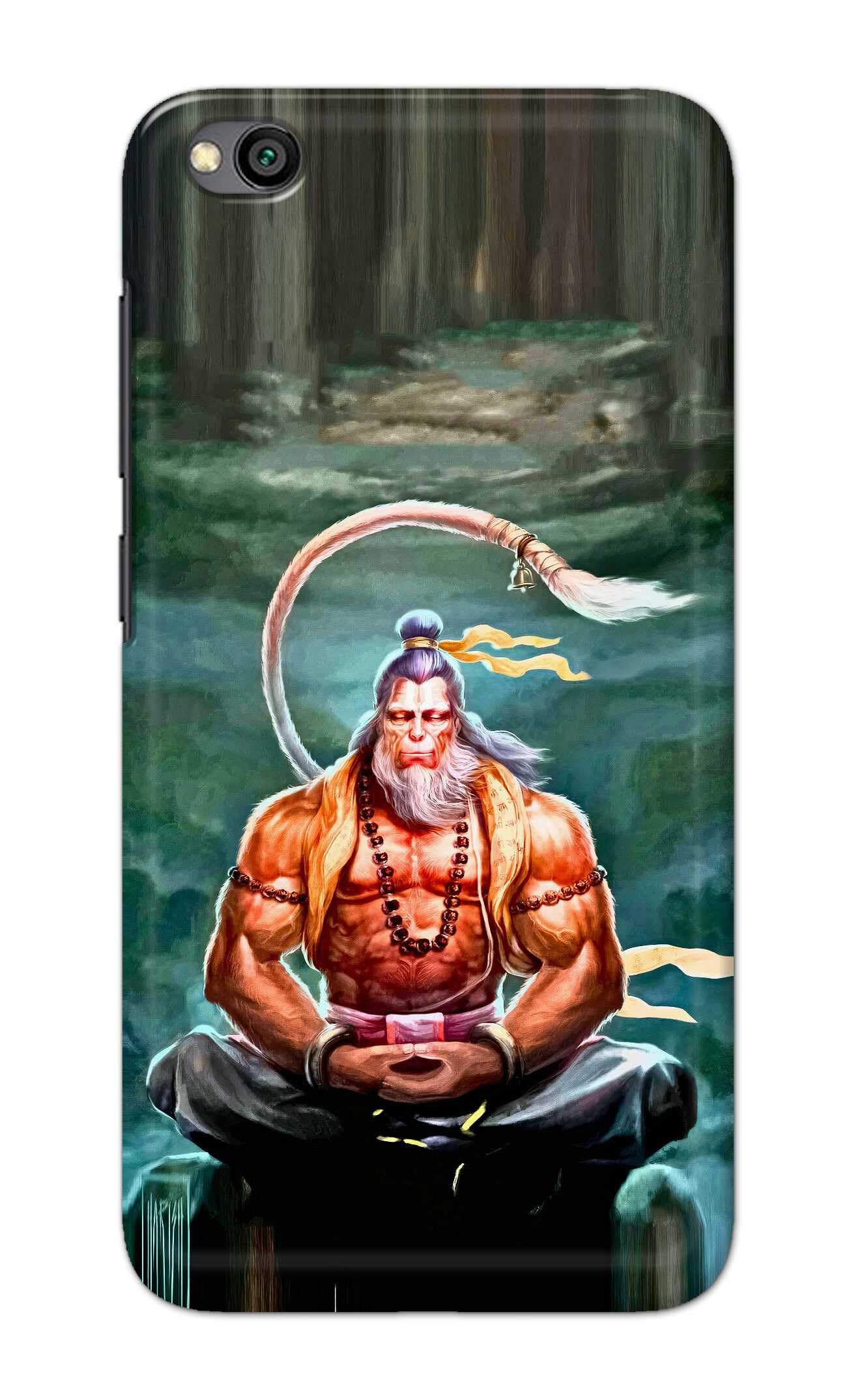 PRINTFIDAA® Printed Hard Back Cover for Mi Redmi GO Back Cover (Jai Hanuman) -190724(BI)