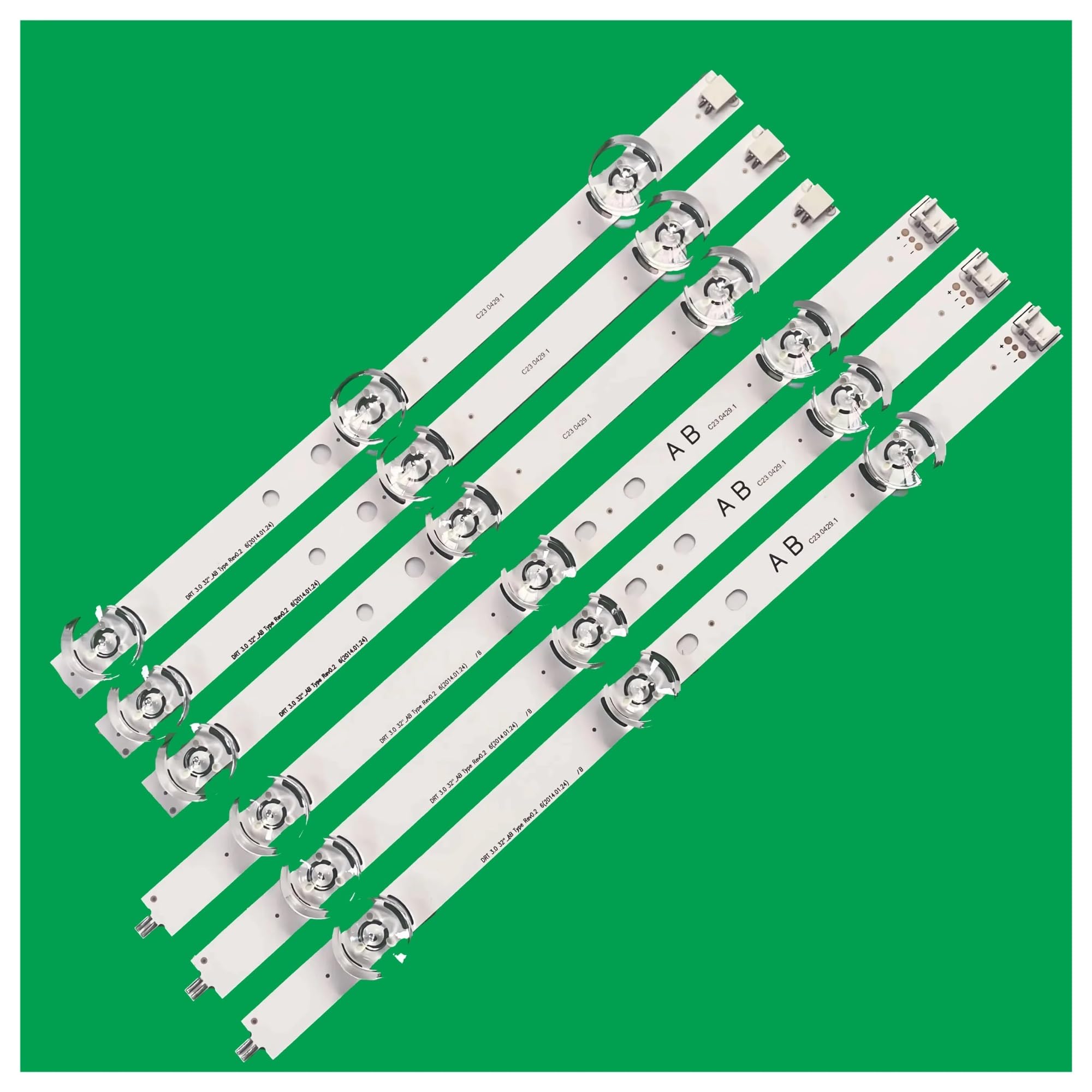 YUEZUYIOU LED Backlight Strip for 32LB 32LF5800 6916L-1974A 1975A 6916L-2223A 2224A DRT 3.0 32"_AB 32MB27VQ 32MB25VQ LC320DUE 6916l-1981A 32LB5820 32LF653V(10kit-30pcs)